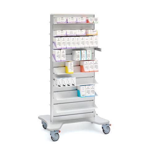 Suture Cart S32osc Solaire Medical Storage With Shelf Open