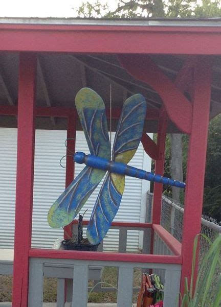 Dragonfly Made Of Modified Ceiling Fan Blades Body Turned On Lathe