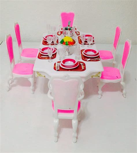These are very valuable to me. Barbie Size Dollhouse Furniture-Grand Dining Room Play Set ...