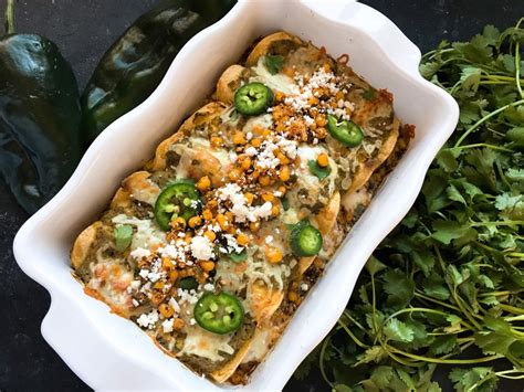 It's seasoned with a homemade blend and sweetened with honey! Mexican Street Corn Enchiladas - Three Olives Branch