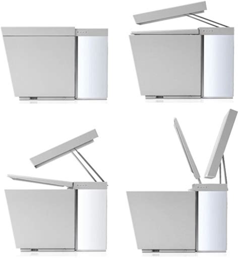 Touch Screen Toilet Has Motion Sensing Seat Mp3 Player Designs