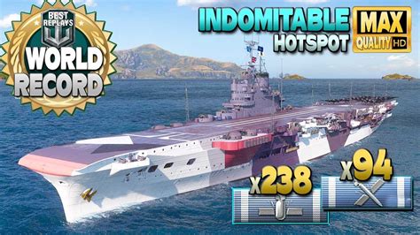 Aircraft Carrier Indomitable New World Record On Map Hotspot World
