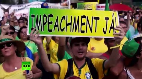 Manifestations massives au Brésil contre Dilma Rousseff Vidéo Dailymotion