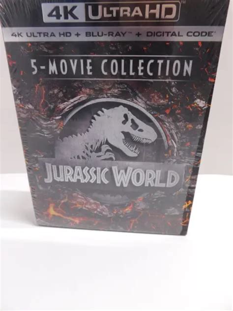 Jurassic World 5 Movie Collection 4k Uhd Blu Ray Brand New 3500