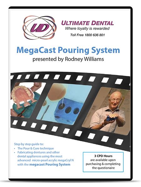 Vecodent Educational Megacast Pouring System Dvd