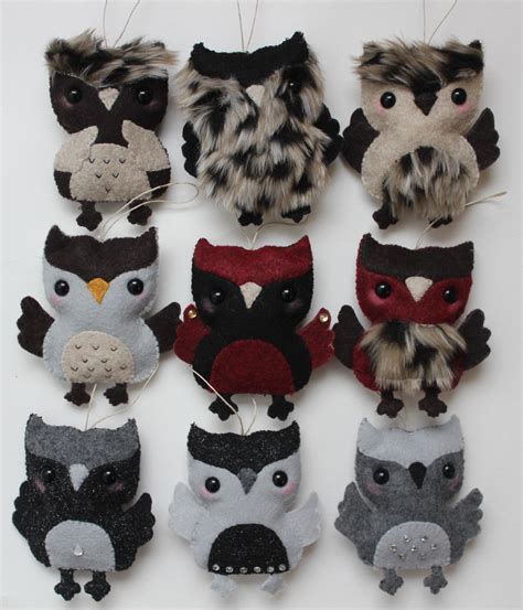 Do You Like My Handmade Felt Owl Ornaments Rcrafts