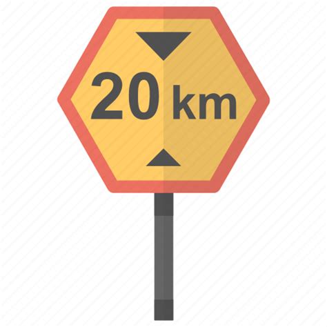 20 Km Driving Instructions Speed Limit Traffic Laws Traffic Sign