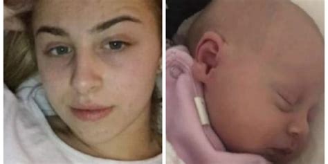the 18 years old girl learned about her pregnancy only after giving birth the story surprised