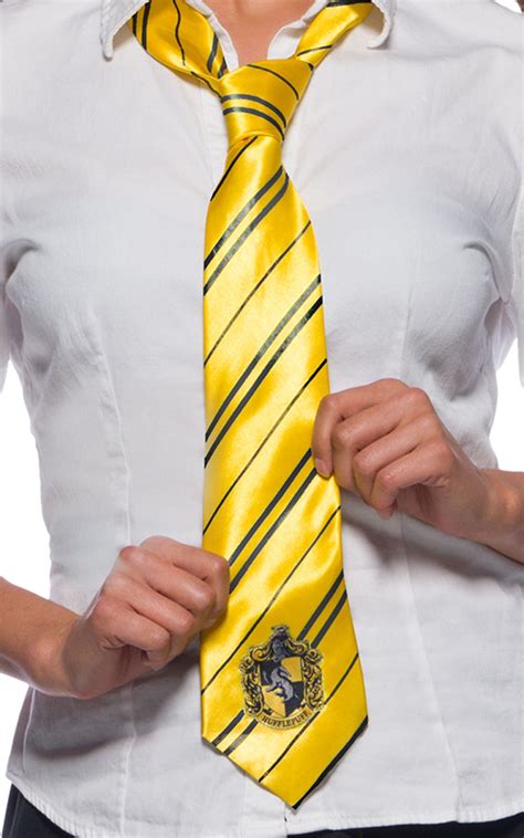 Hufflepuff Deluxe Tie Harry Potter Tie Pageant Party