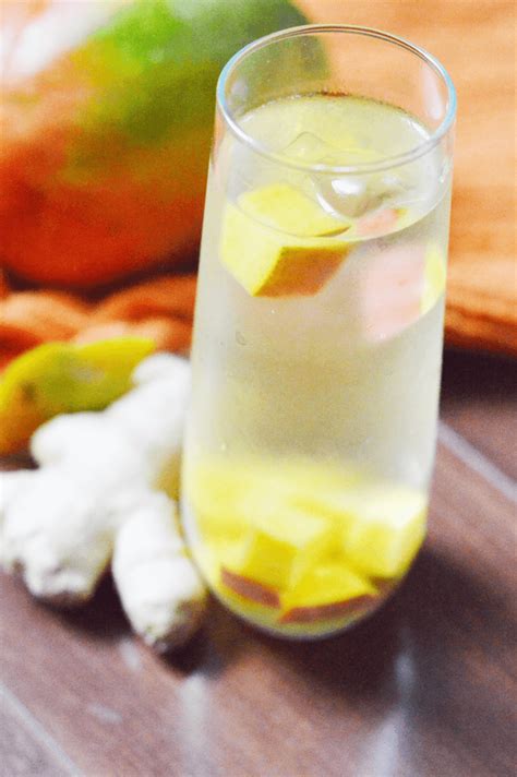 Mango Ginger Infused Water Recipe Distillata