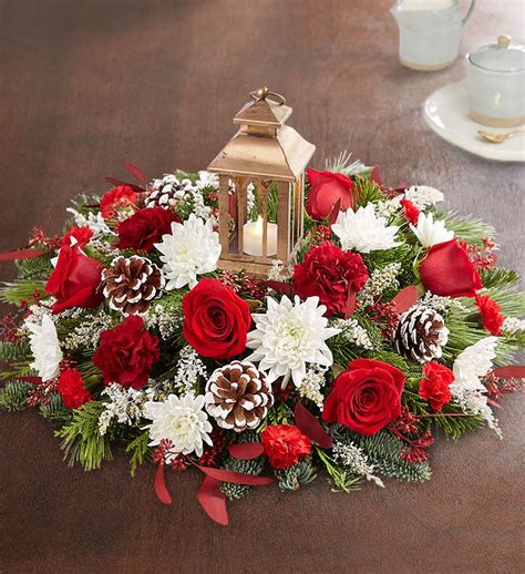 Christmas Floral Centerpieces Delivery And Table Décor 1800flowers