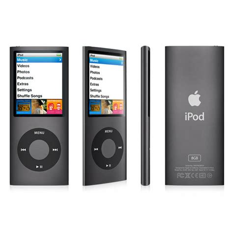 Apple Ipod Nano 4th Genertion 8gb Black Pre Owned Very Good Condition