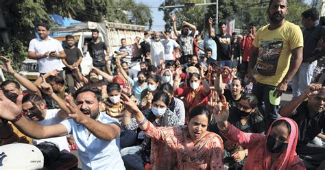 Angry Kashmiri Pandits Block Jammu Road To Protest Latest Target