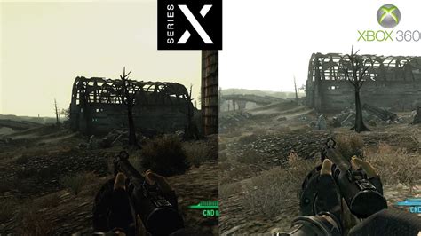 Fallout 3 Xbox 360 Vs Xbox Series X Graphics Comparison Youtube