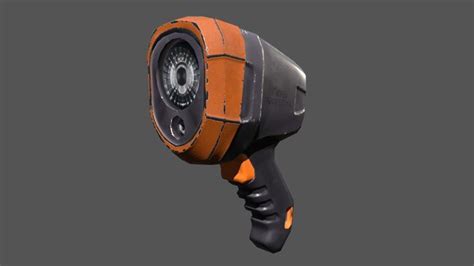 3d Model Military Flash Light Vr Ar Low Poly Cgtrader
