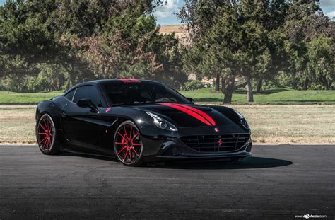 Little Luxury Never Hurt Custom Black Ferrari California Featuring Red
