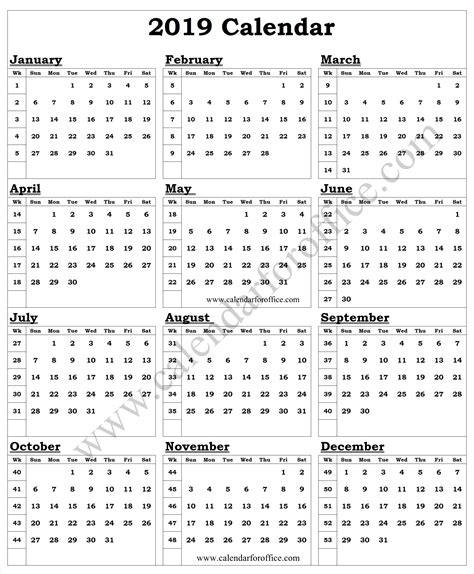 Year Calendar With Week Numbers Hot Sex Picture