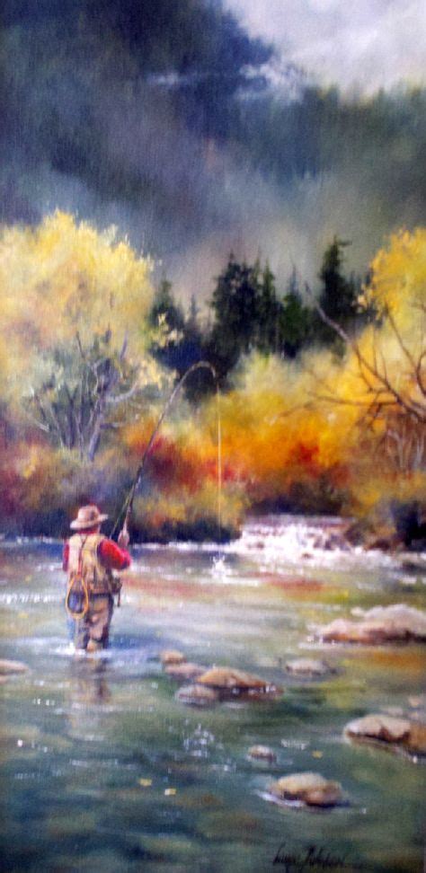 Fly Fishing Watercolor Print Fish Art Painting By Dean Crouser