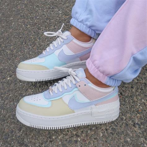 Nike Air Force 1 Shadow Wmns Pastel White Blue Pink Yellow Ci0919 106