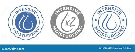 Hydration Moisturizer Icon Moisturizing Water Drop Vector Logo For