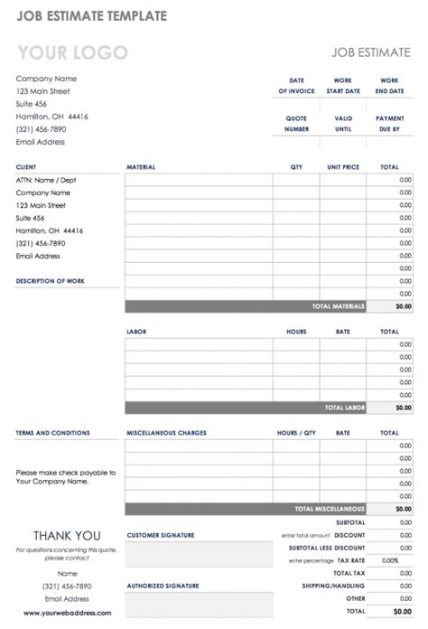 Free Job Proposal Templates | Smartsheet