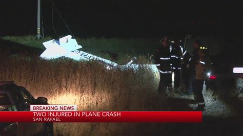 Plane Strikes Power Lines Crashes At San Rafael Airport Youtube