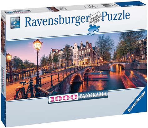 Ravensburger Evening In Amsterdam Panorama Jigsaw Puzzle 1000 Pieces