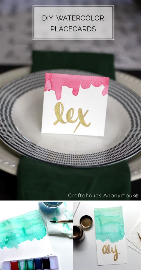 We did not find results for: Craftaholics Anonymous® | DIY Watercolor Place Cards
