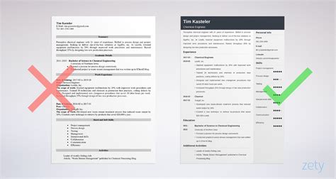 Chemical engineering degree is a must. Chemical Engineering Resume Sample (Guide & Template)