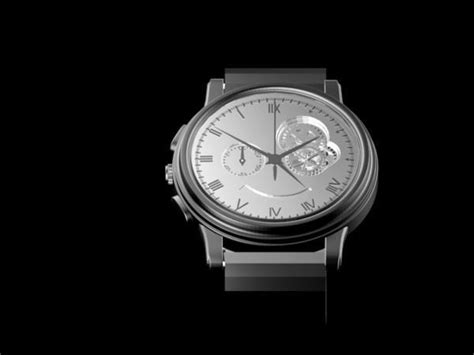 Automatic Wrist Watch Free 3d Model Max Vray Open3dmodel