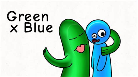 Rainbow Friends Green X Blue 💚uwu💙 Flipaclip Youtube