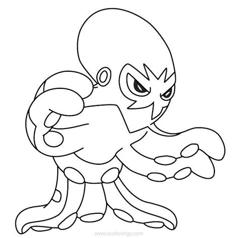 Grapploct Pokemon Coloring Pages Xcolorings Com Pokemon Coloring