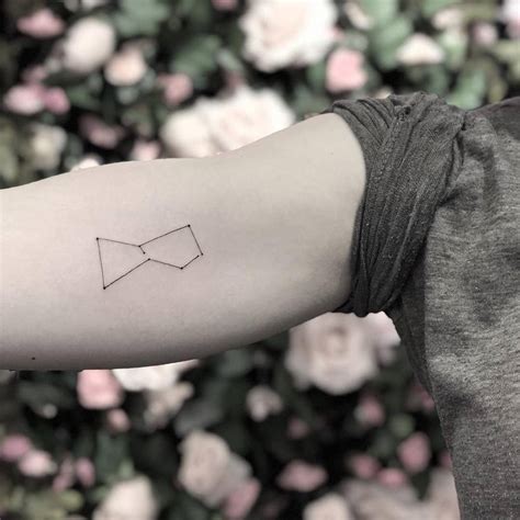 Orion Constellation Tattoo On The Right Inner Arm