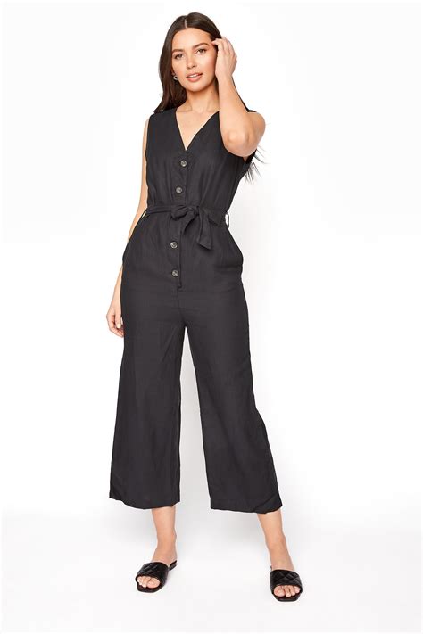 The Jumpsuit Everyone Needs In A Soft Linen Blend With A Slim Fitting Shape Functional Buttons