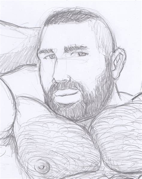 Man Naked Gay Art Original Drawing No Impression Gay Etsy