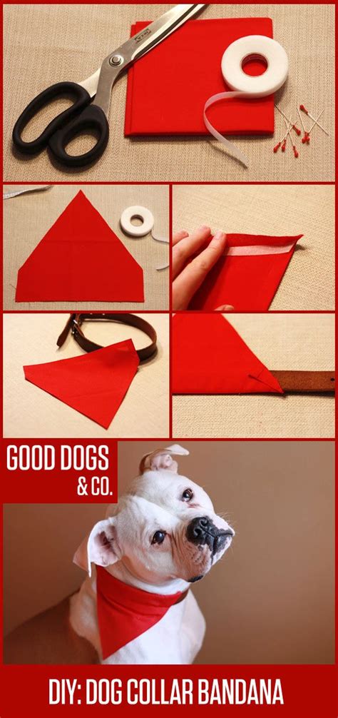 Make Your Dog A Bandana That Slides Onto Their Collar—keeps It From