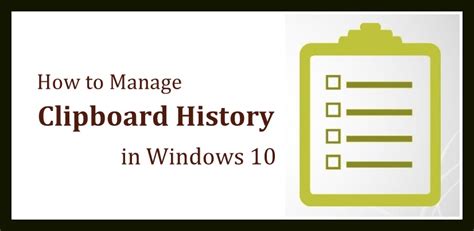 Clipboard History Windows 10 Windows Informer
