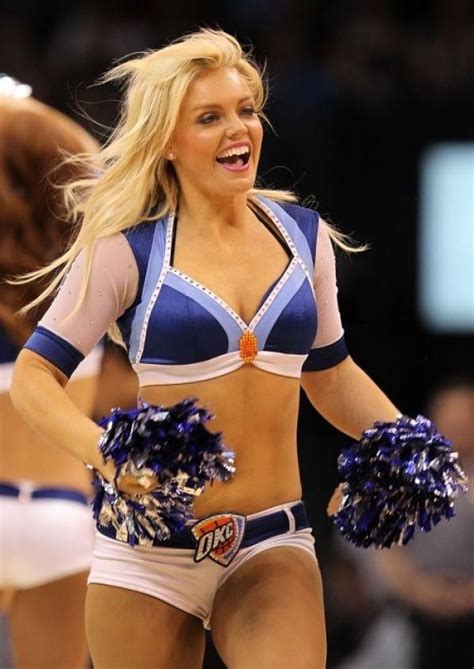 Kelsey Williams Oklahoma City Thunder Cheerleader Nba Cheerleaders Oklahoma City Thunder