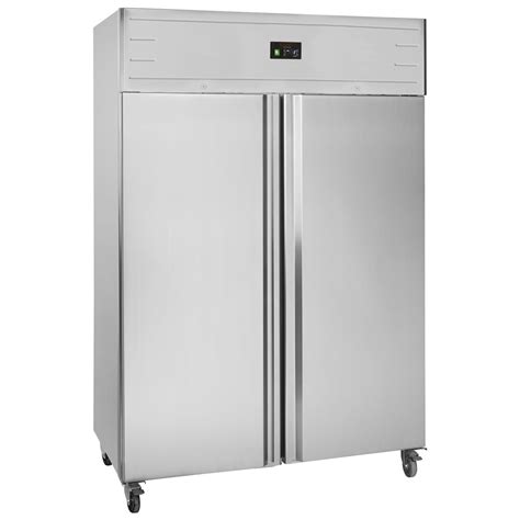 Guc140 Gastronorm Solid Door Refrigerator Stainless Steel