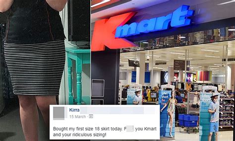 Kmart Shopper Struggled To Squeeze Into Her Regular Sized Skirt