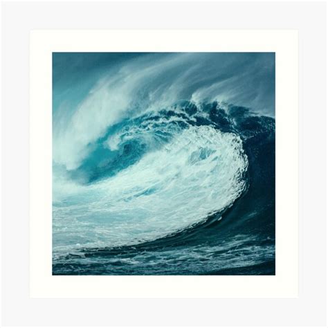 Aesthetic Ocean Wave Photography Art Print By Aesthetic Zing Redbubble