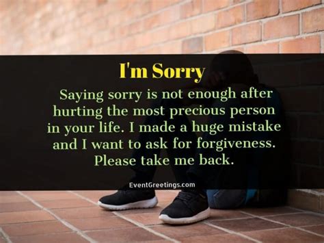 40 Im Sorry Quotes To Apologize With Right Word Events Greetings