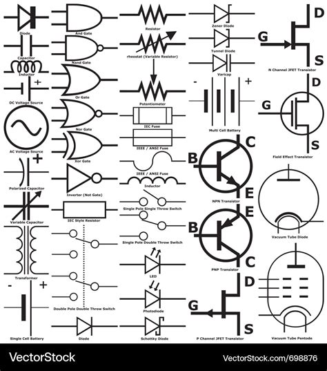 Simbologia Electronica Electronics Circuit Electronic Schematics My