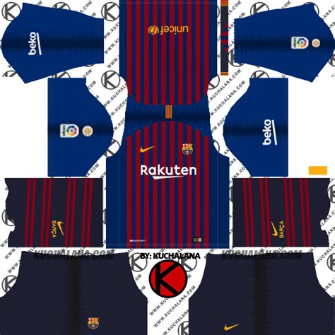 The club plays in the. F.C. Barcelona 2018/19 Nike Kit - Dream League Soccer Kits ...