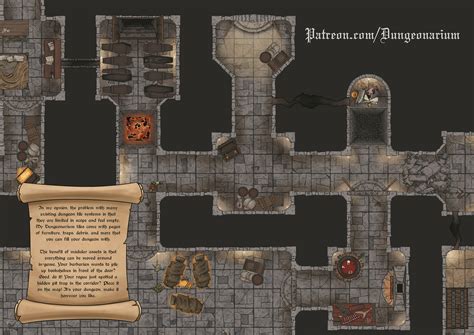 Oc Resource Hd Printable Modular Dungeon Tiles And Loads Of Assets