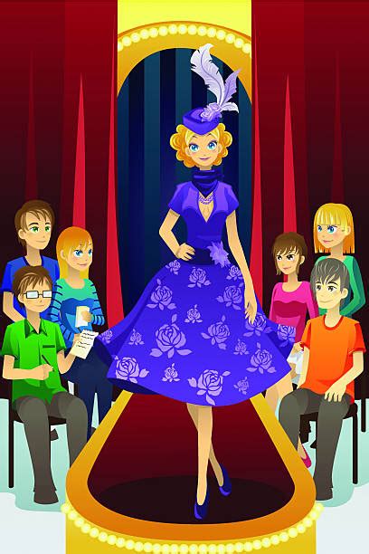 Fashion Show Runway Illustrations Royalty Free Vector Graphics And Clip