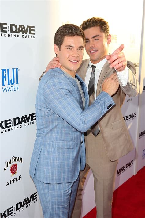 Pictured Zac Efron And Adam Devine Zac Efron At The Mike And Dave