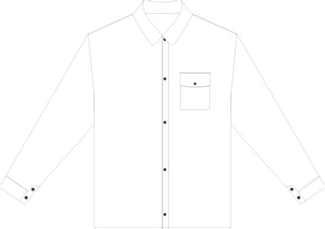 Kemeja Lengan Panjang Kemeja Mode Pakaian Png Dan Vektor Dengan Background Transparan Untuk