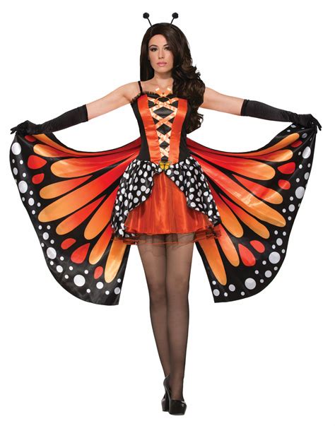 Miss Monarch Womens Adult Butterfly Insect Halloween Costume Std