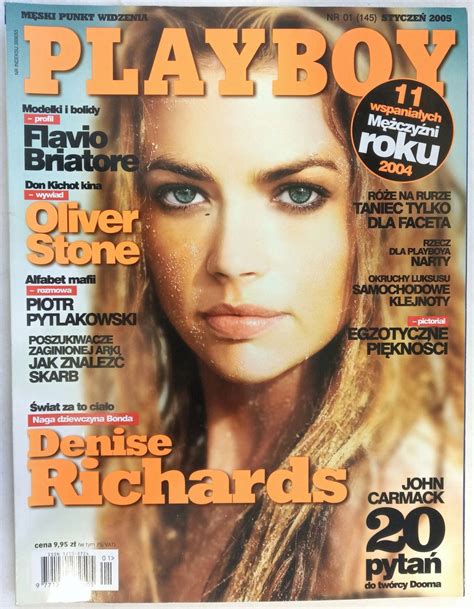 Playboy Stycze Denise Richards Czasopismo